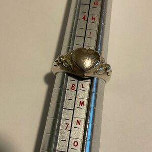 Retired James Avery heart ring